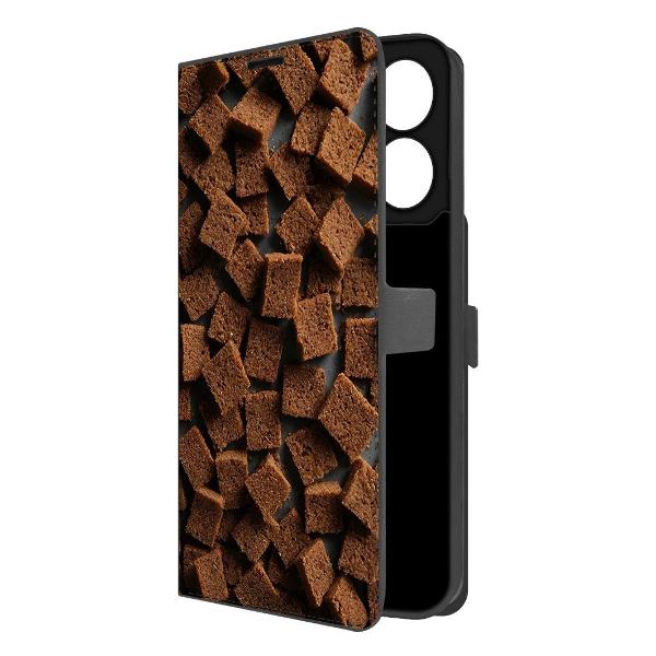 Чехол Krutoff Eco Book для Xiaomi Poco C65 Сухарики (626517) фото