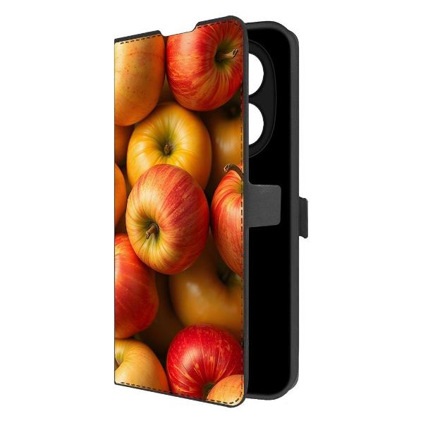 Чехол Krutoff Eco Book для Xiaomi Redmi Note 14 Pro 4G Яблоки (626752) фото
