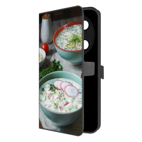Чехол Krutoff Eco Book для ITEL RS4 Окрошка (625786) фото
