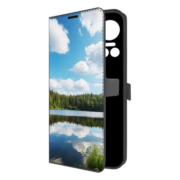 Чехол Krutoff Eco Book для ITEL Vision 5 Лесное озеро (625824) фото