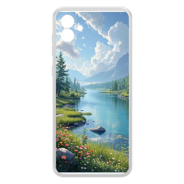 Чехол Krutoff "Наши просторы" для Galaxy A04e (623316) фото