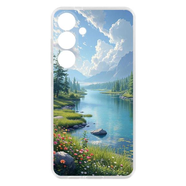 Чехол Krutoff "Наши просторы" для Galaxy S24+ (623483) фото