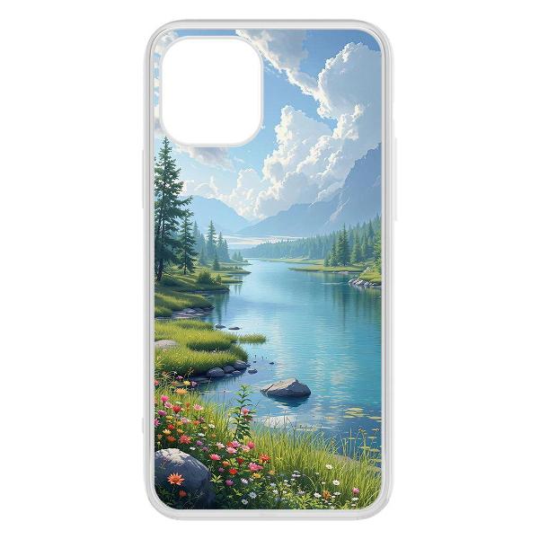 Чехол Krutoff Наши просторы для iPhone 14 Pro (623013)
