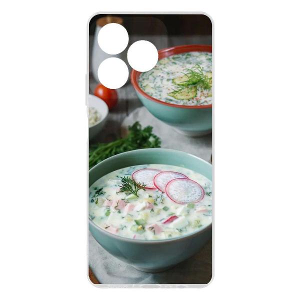 Чехол Krutoff "Окрошка" для Realme C53 (623241) фото