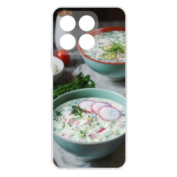 Чехол Krutoff "Окрошка" для Honor X8b (622771) фото