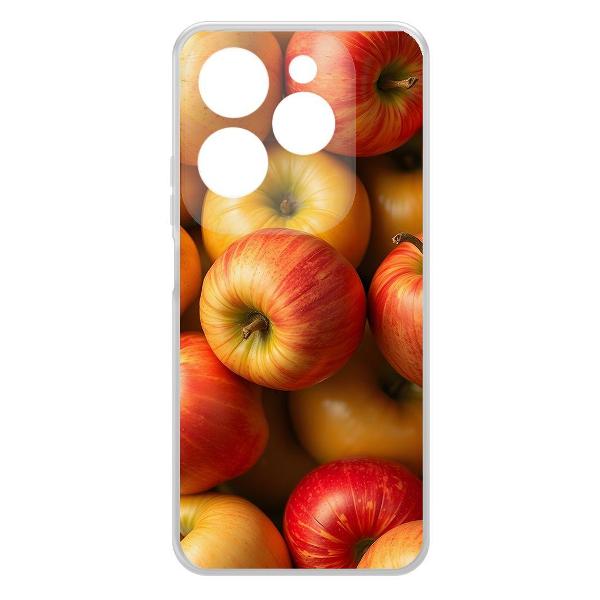 Чехол Krutoff "Яблоки" для INFINIX Hot&nbsp;40i (622871)