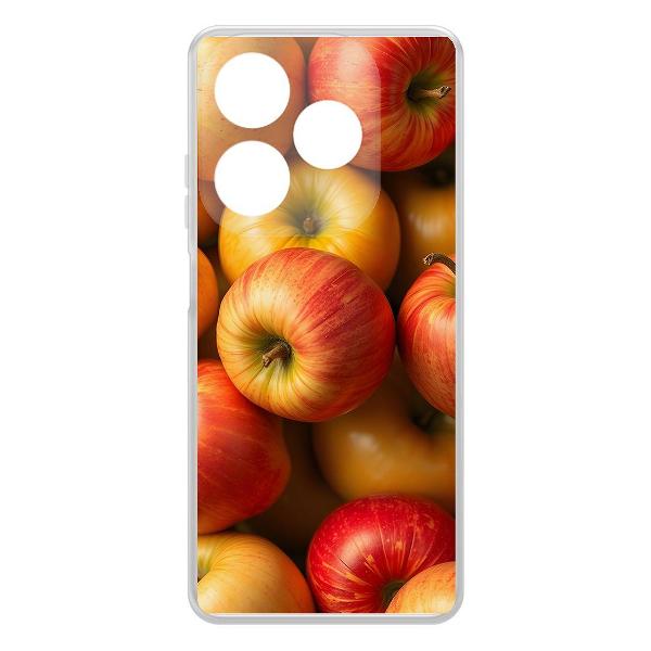 Чехол Krutoff "Яблоки" для INFINIX Smart 8 (622922)
