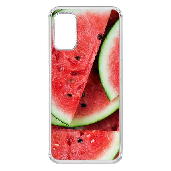 Чехол Krutoff Clear Case для Redmi Note 10T Арбуз фото