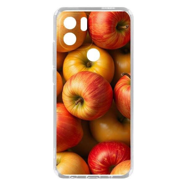 Чехол Krutoff Clear Case для Redmi A2+ Яблоки фото