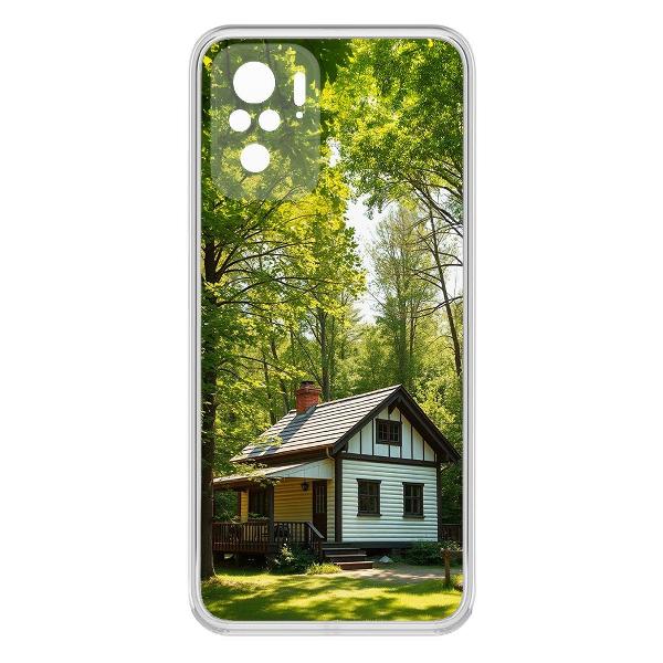 Чехол Krutoff Clear Case для Poco M5s Дача