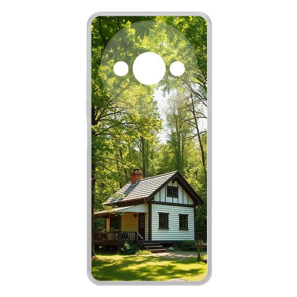 Чехол Krutoff Clear Case для Redmi A3 Дача