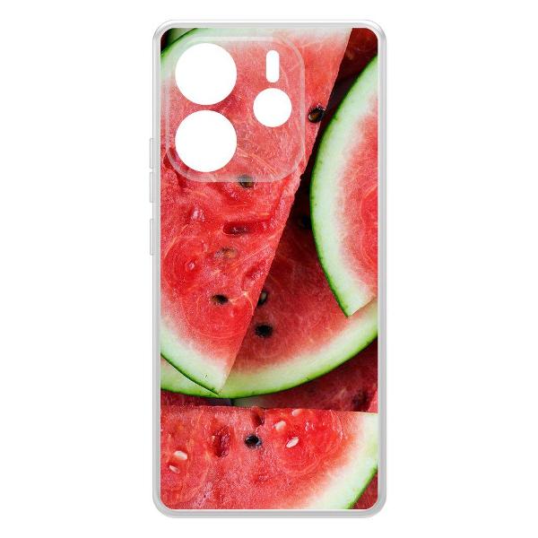 Чехол Krutoff "Арбуз" для Xiaomi Redmi Note 14 4G (624045) фото