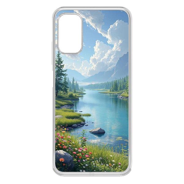Чехол для смартфона, телефона Krutoff "Наши просторы" для Xiaomi Poco M3 Pro (623844)