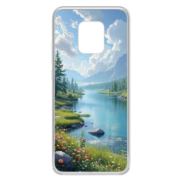 Чехол Krutoff Clear Case для Redmi 10X Pro 5G Наши просторы фото