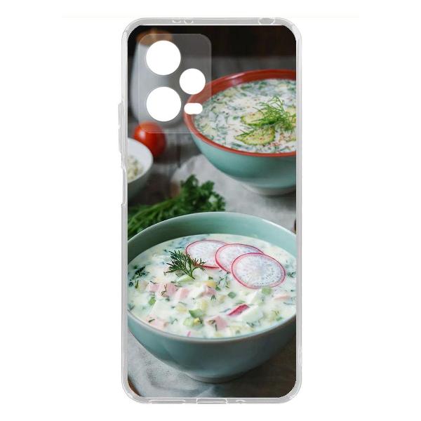 Чехол Krutoff Clear Case для Poco X5 Окрошка