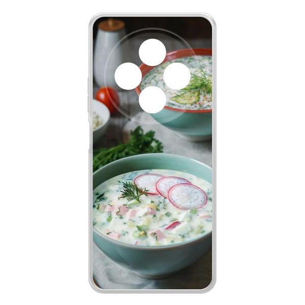 Чехол Krutoff Clear Case для Redmi 14C Окрошка