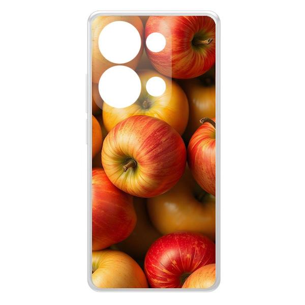 Чехол Krutoff "Яблоки" для Xiaomi Redmi Note 13 Pro 4G (624026)