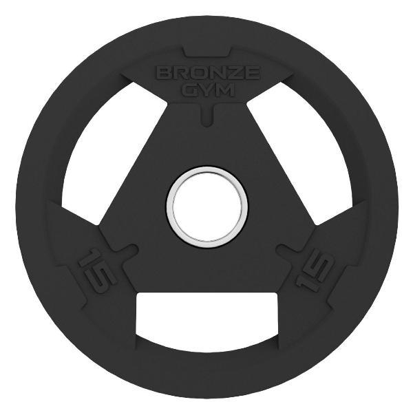 Диск обрезиненный Bronze Gym BGPLR150
