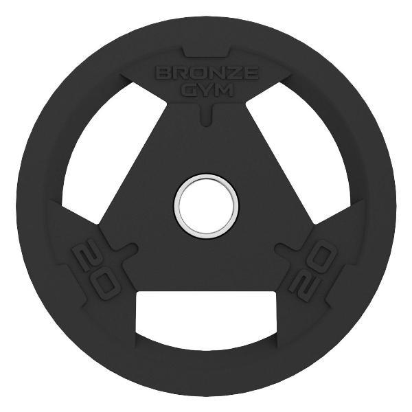 Диск обрезиненный Bronze Gym BGPLR200