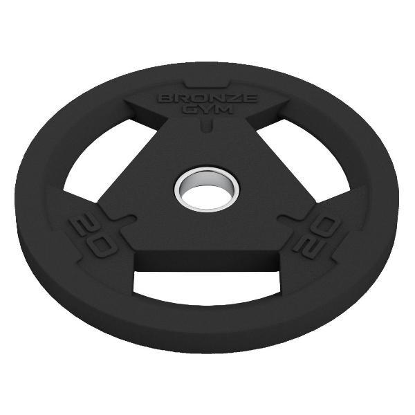 Диск обрезиненный Bronze Gym BGPLR200