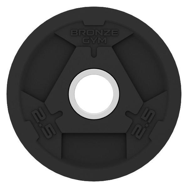 Диск обрезиненный Bronze Gym BGPLR025