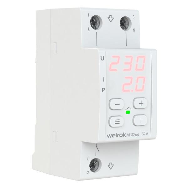 Реле напряжения Welrok VI-32 red