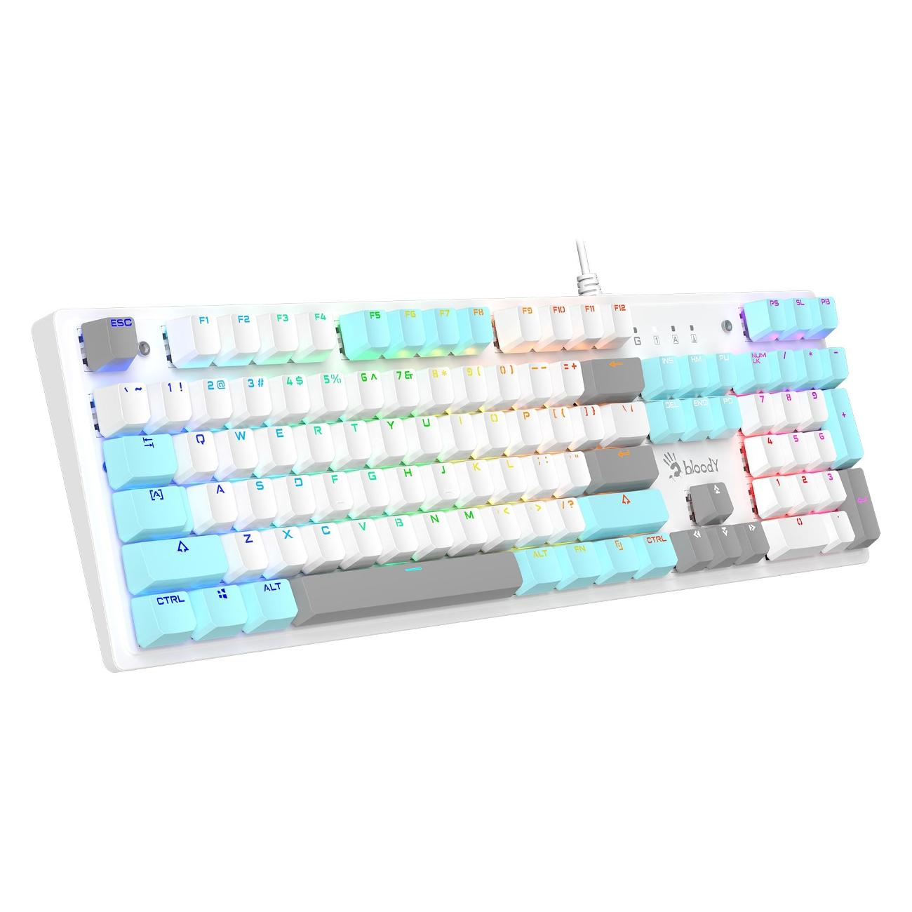 Игровая клавиатура A4Tech Bloody S520N белая