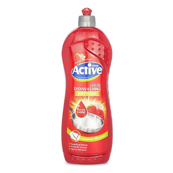 Средство для мытья посуды ACTIVE Клубника 750 мл фото