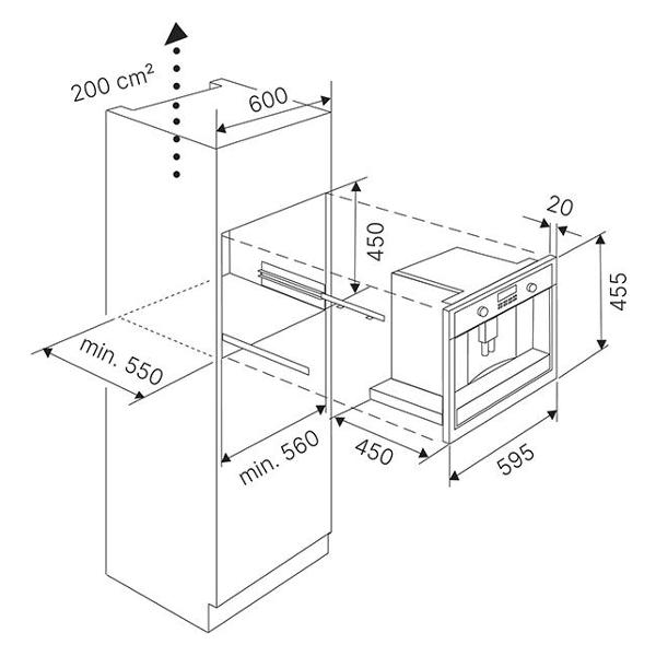 Встраиваемая кофемашина Kuppersbusch CKV 6800.0 S