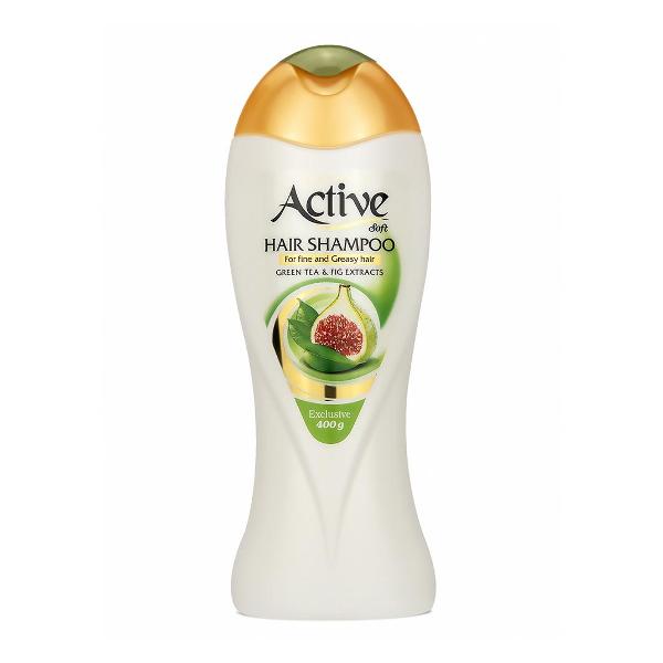 Шампунь ACTIVE Зеленый чай и инжир, 400 мл
