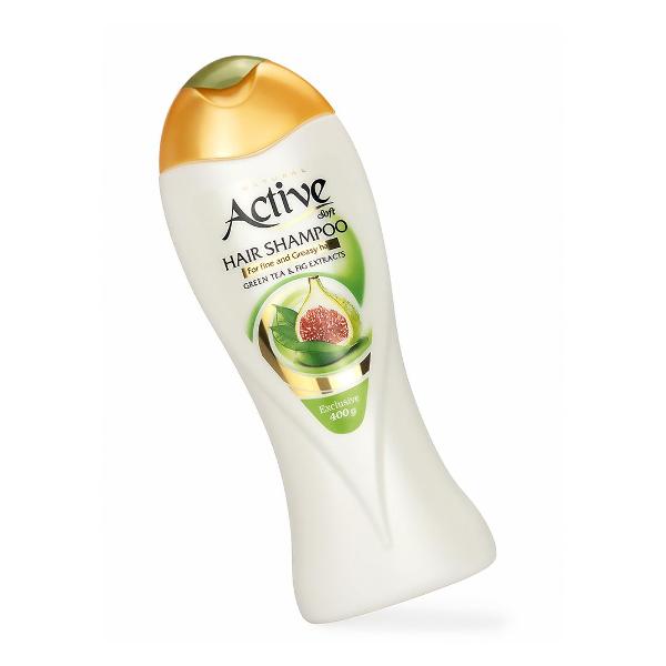 Шампунь ACTIVE Зеленый чай и инжир, 400 мл