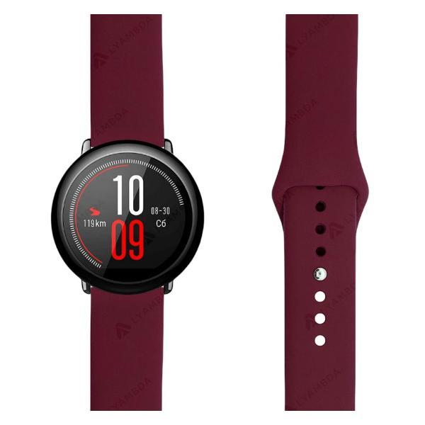 Ремешок LYAMBDA 22 mm ALTAIR DSJ-01-04T-22-WR Wine red