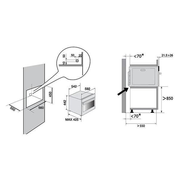 Встраиваемая пароварка De Dietrich DKV4530X