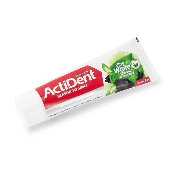 Зубная паста ACTIVE Уголь и Алоэ вера, 100 г