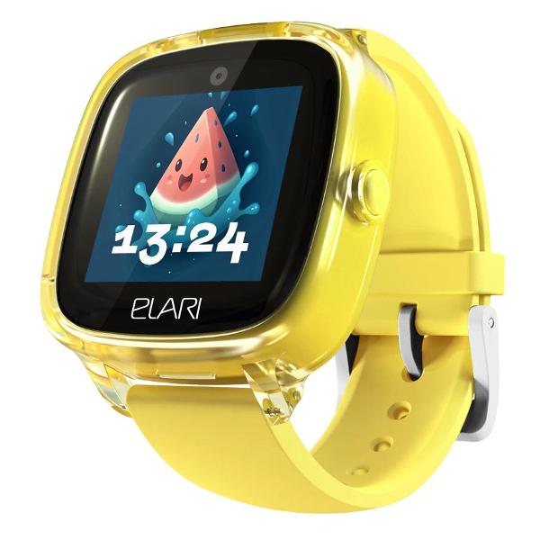 Часы с GPS трекером Elari KidPhone Fresh 4G Yellow фото