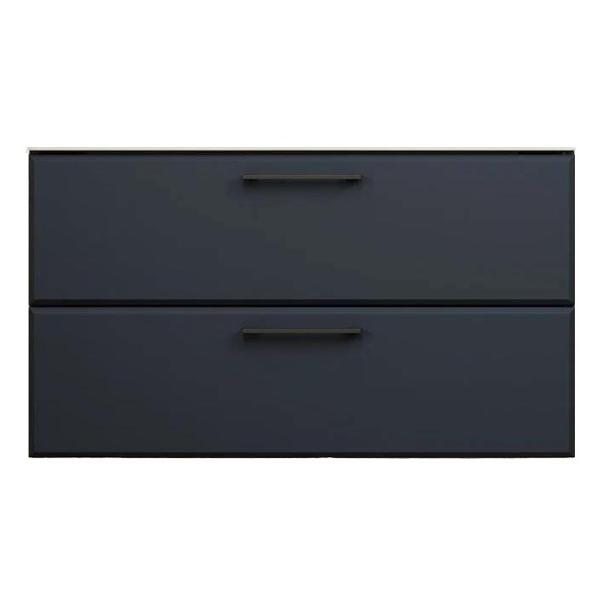 Тумба под раковину Uperwood Foster New 90 см, подвесная, черная