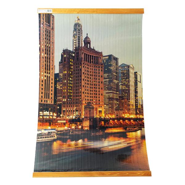 Обогреватель инфракрасный Домашний очаг Ночной город фото