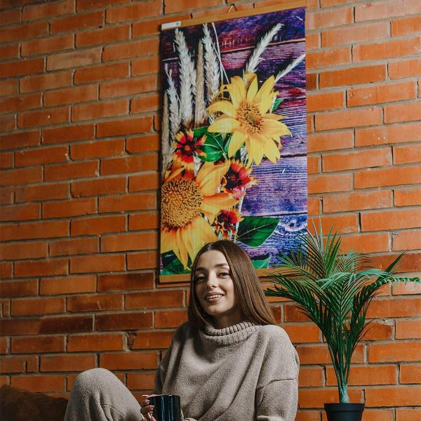 Инфракрасный обогреватель Домашний очаг Подсолнухи