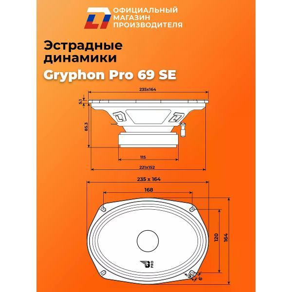 Автомобильные колонки DL Audio Gryphon Pro 69 SE