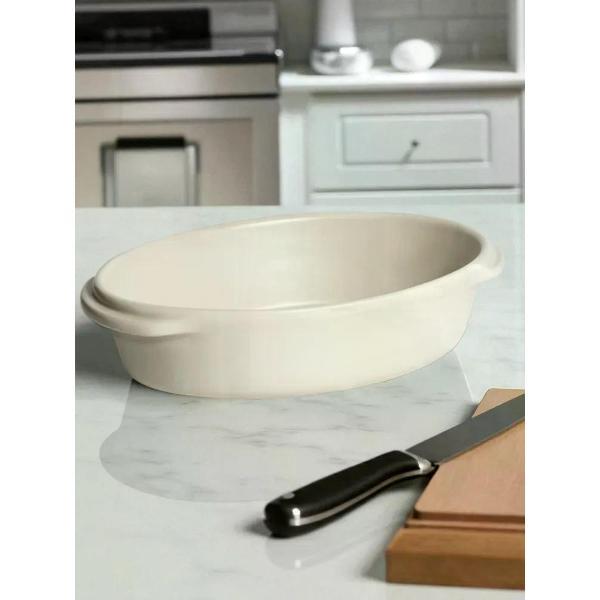 Форма для выпекания (керамика) Emile Henry керамическая 600 мл White (099020)