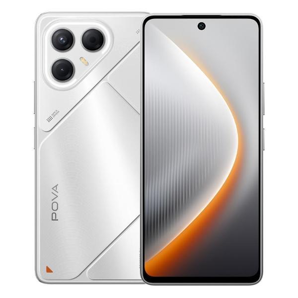 Смартфон Tecno POVA 7 5G LJ7 8/256GB Magic Silver