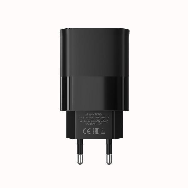 Сетевое зарядное устройство More Choice 1Type-C 3.0A PD 20W NC67 Black