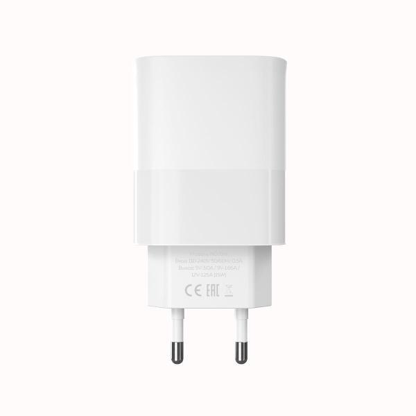 Сетевое зарядное устройство More Choice 1USB 3.0A QC3.0 15W Type-C NC09a белый