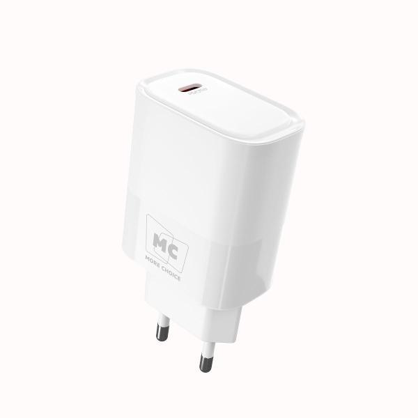 Сетевое зарядное устройство More Choice 1Type-C 3.0A PD 35W NC68 белый