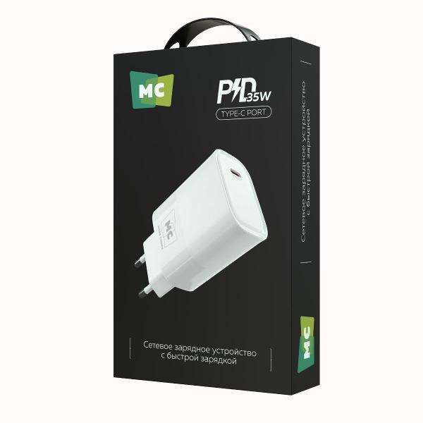 Сетевое зарядное устройство More Choice 1Type-C 3.0A PD 35W NC68 белый