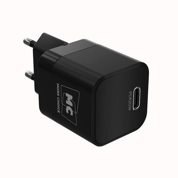 Сетевое зарядное устройство More Choice 1Type-C 3.0A PD 20W NC86i Black