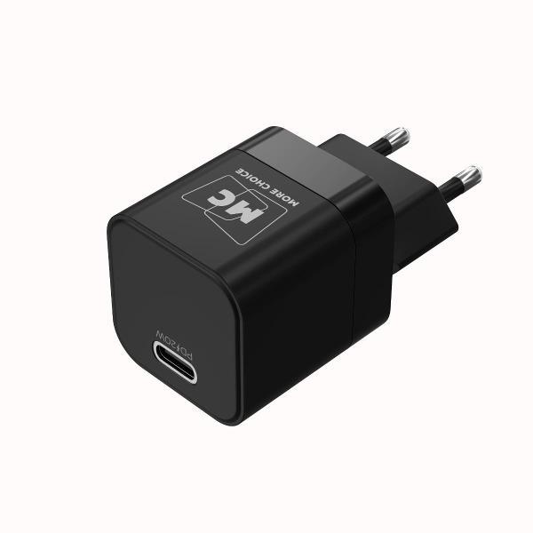 Сетевое зарядное устройство More Choice 1Type-C 3.0A PD 20W NC86a Black