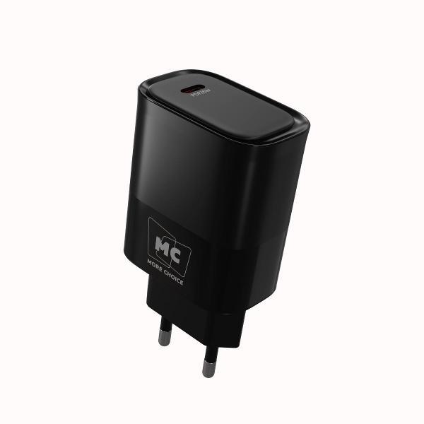 Сетевое зарядное устройство More Choice 1Type-C 3.0A PD 35W NC68a Black