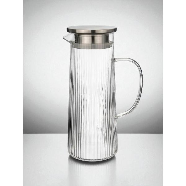 Кувшин MGline стеклянный с крышкой, 1.2 л (77039)