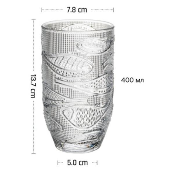 Стакан MGline 400 мл, 6 шт. (77053)